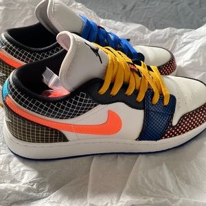 Kid's Air Jordan 1 Low MMD BG 'Multi Grid'